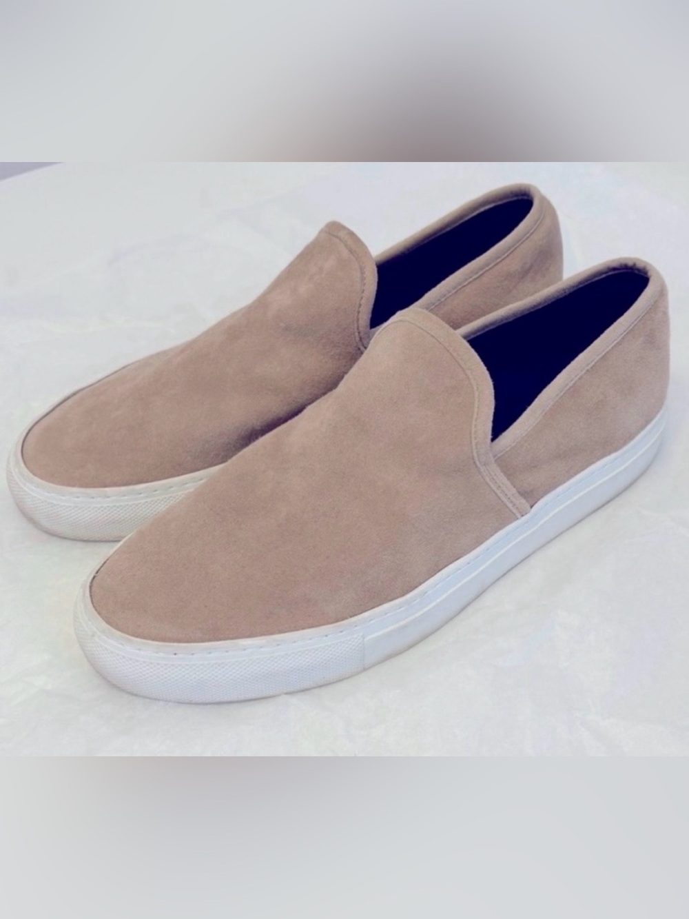 JENNI KAYNE Tan Suede Slip-On Sneakers Size 40 (US 9.5–10) Excellent condition